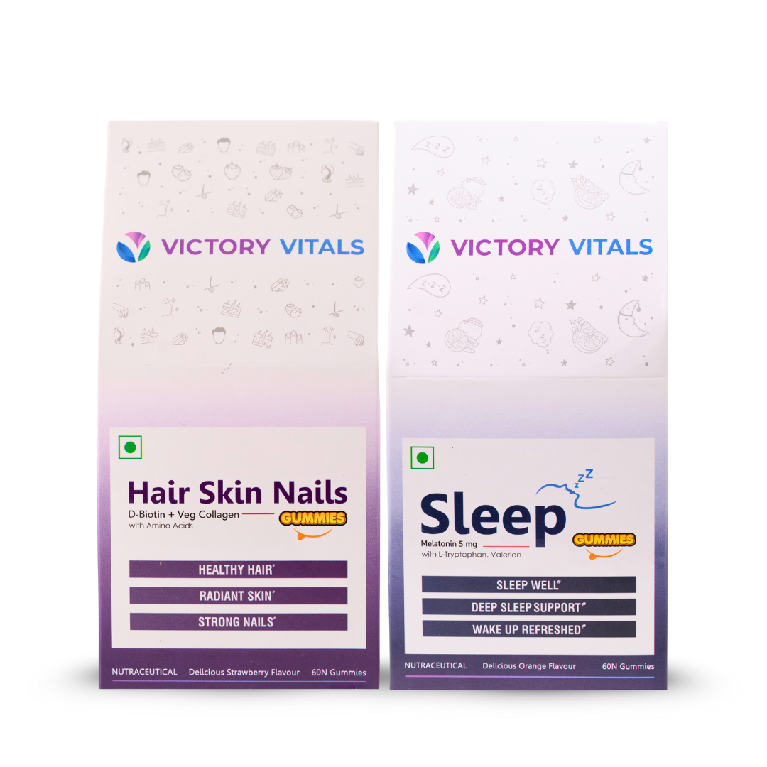 Sleep Well + Hair Skin and Nail Gummies
