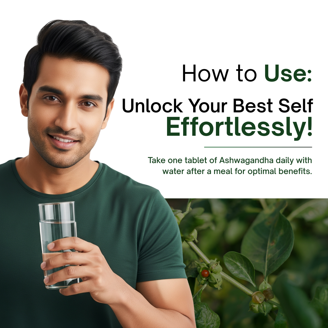 Ashwagandha | 60 Tablets | Stress Relief, Stamina & Muscle Endurance