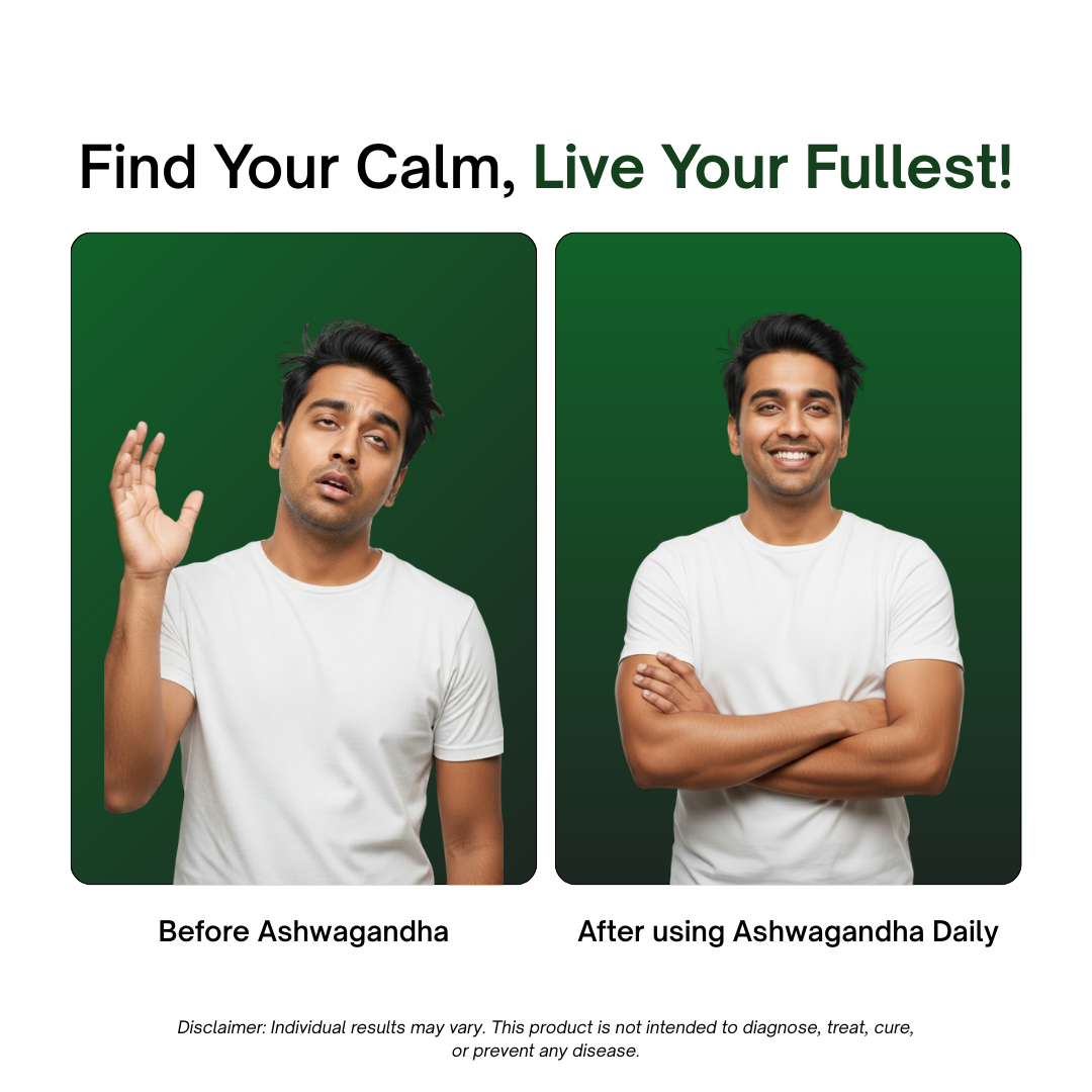 Ashwagandha | 60 Tablets | Stress Relief, Stamina & Muscle Endurance