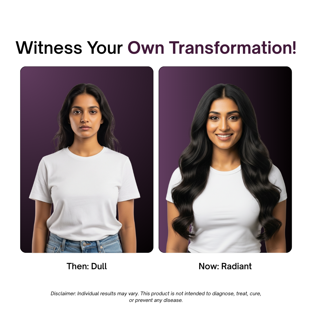 Hair, Skin & Nails Gummies | Strawberry Flavoured | Biotin, Collagen & Multivitamins